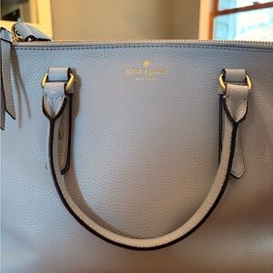 Kate Spade Light Blue Leather Tote